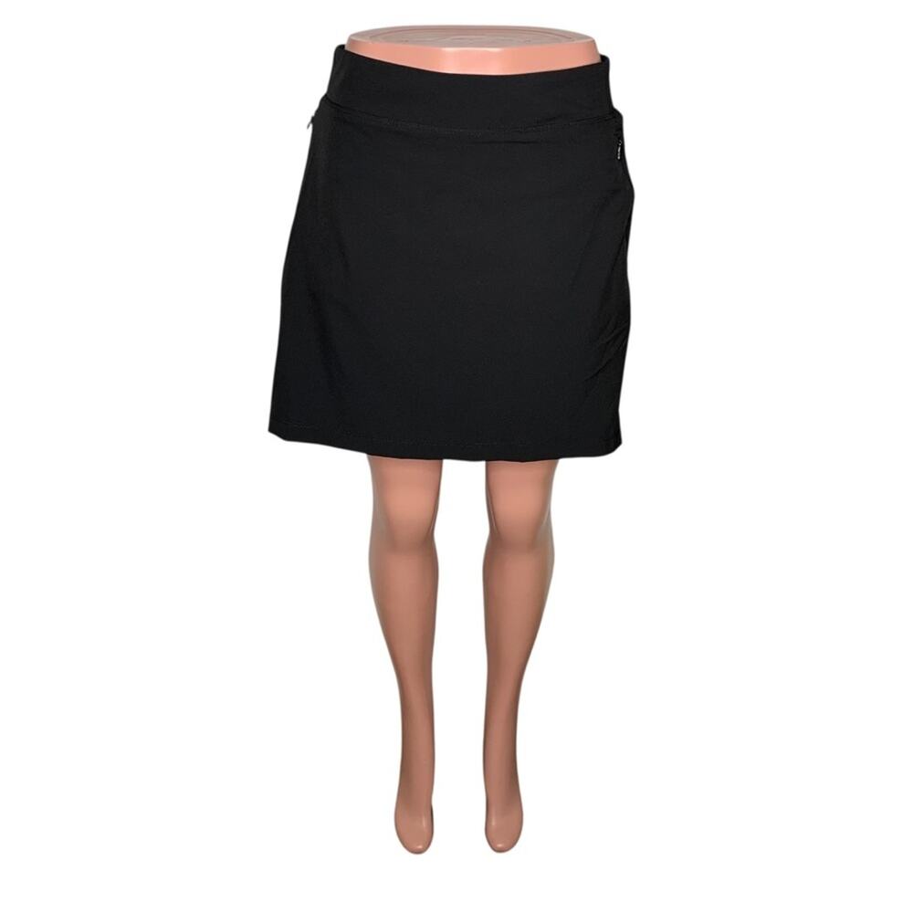 Calvin Klein Performance NWT Skort Black Side Zipper Pockets Size XXL